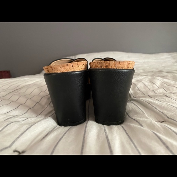 🖤NWOT-Women’s Report Black Wedge Mules🖤 - Picture 6 of 7